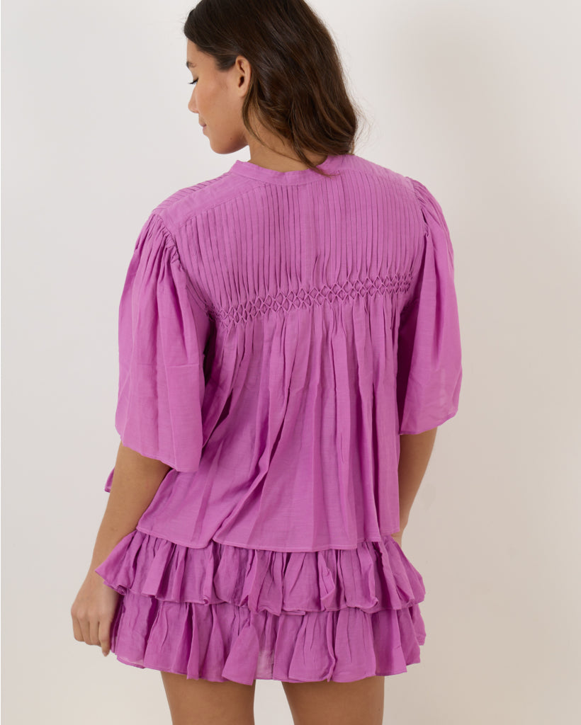 DESTINY TOP - PINK LAVENDER - ISABEL MARANT