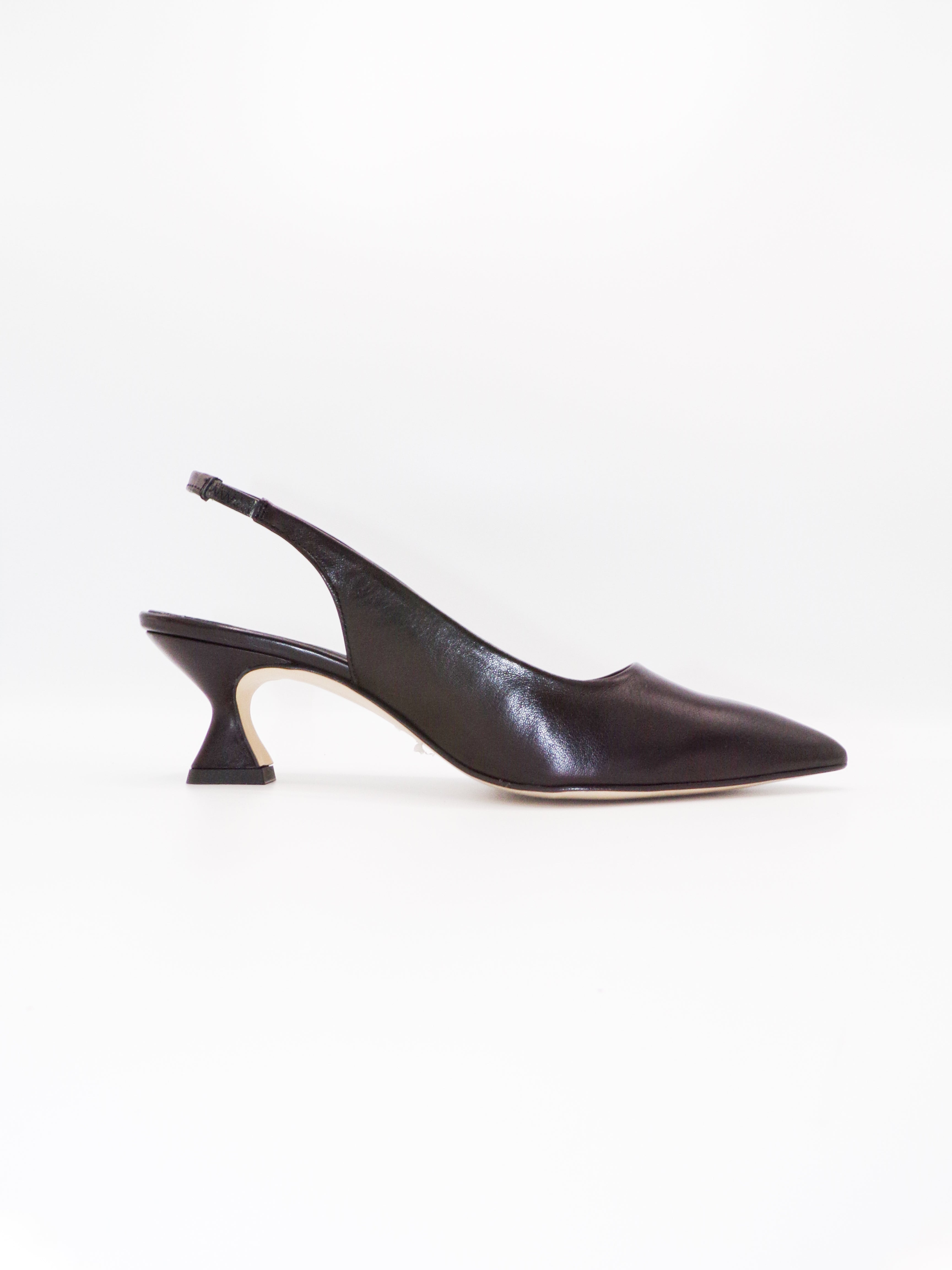 MARIAN KITTEN HEEL SLINGBACK-BLACK – Fabiani - Women's Designer Clothing