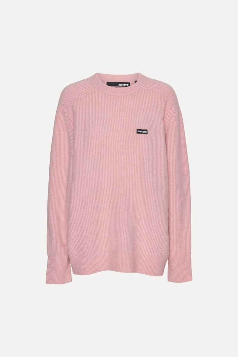 OVERSIZED SWEATER SILVER PINK - ROTATE