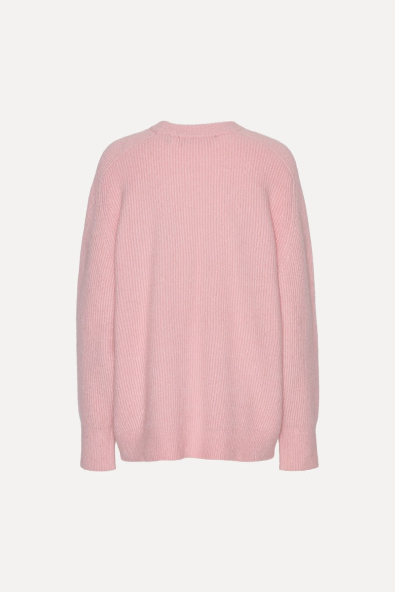 OVERSIZED SWEATER SILVER PINK - ROTATE