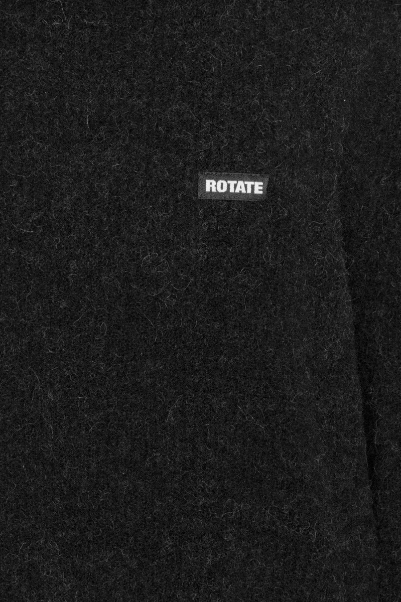 TURTLENECK SWEATER BLACK - ROTATE