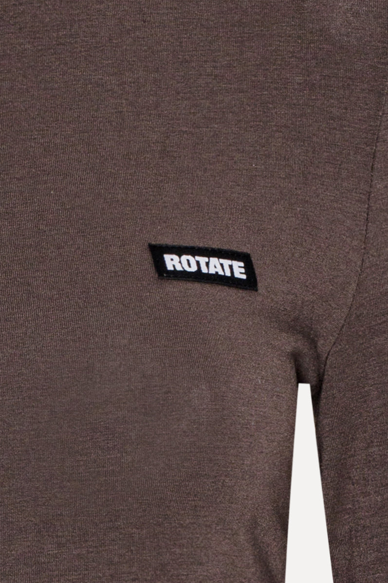 LONG SLEEVE TEE CHOCOLATE BROWN - ROTATE