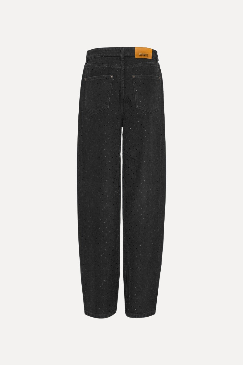 HIGH RISE JEANS DARK GREY - ROTATE