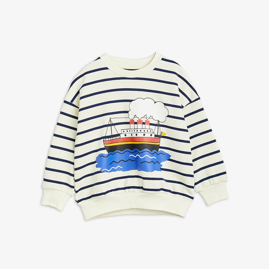 FERRY STRIPE SWEATSHIRT - MINI RODINI