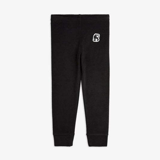 MICROFLEECE TROUSERS BLACK - MINI RODINI