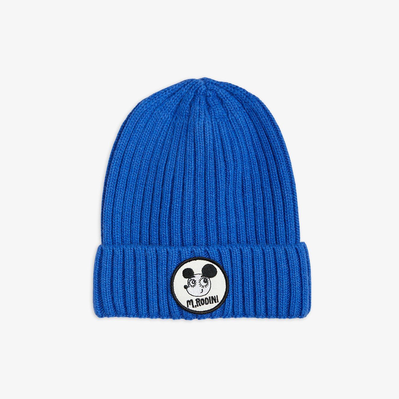 WOOL BEANIE BLUE-MINI RODINI