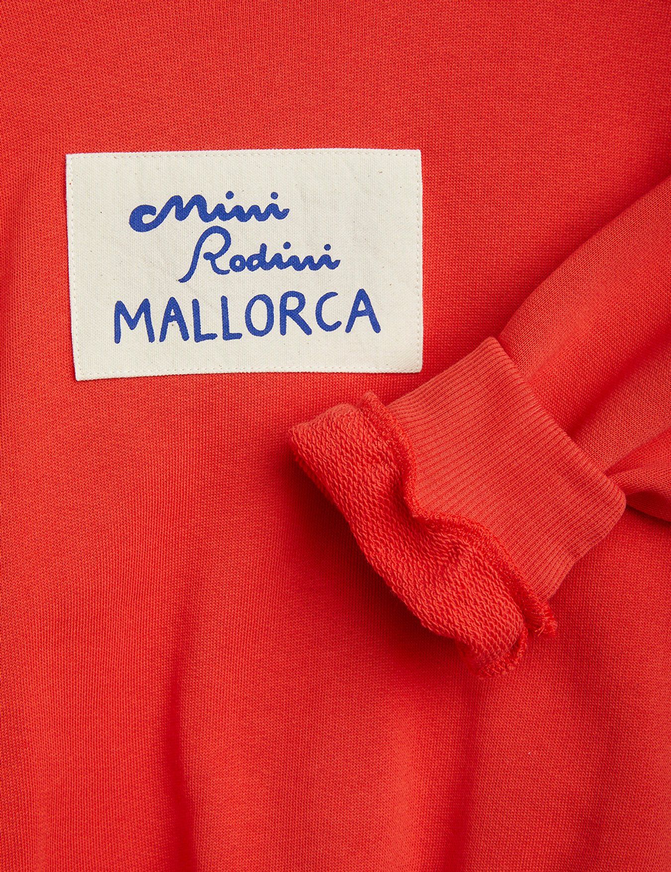 MALLORCA PATCH SWEATSHIRT RED - MINI RODINI