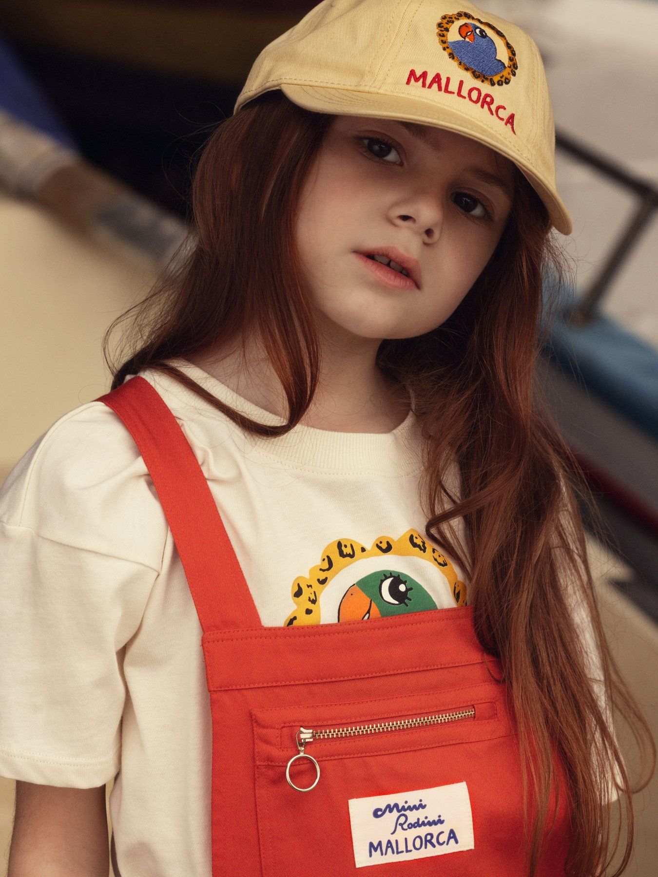 MALLORCA PATCH DUNGAREES - MINI RODINI