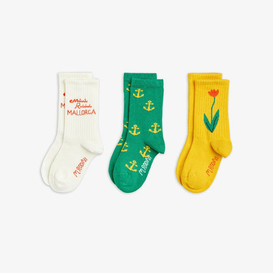 MALLORCA 3 PACK SOCKS - MINI RODINI