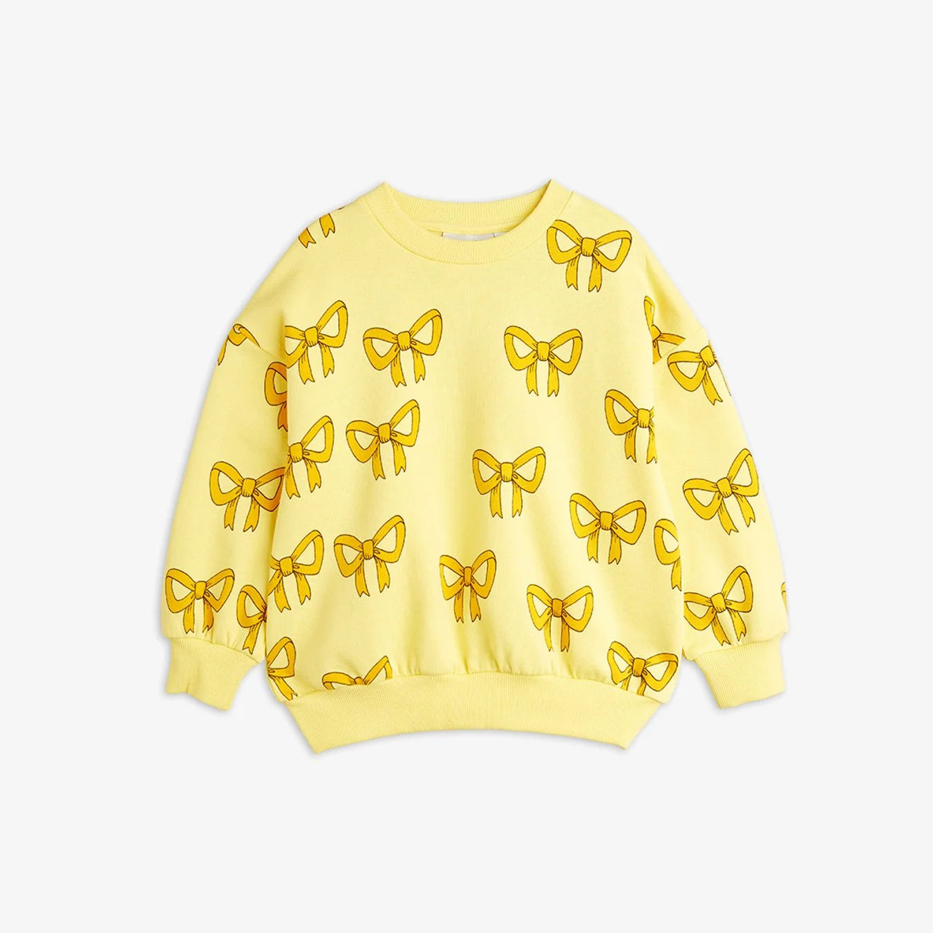 BOW SWEATSHIRT YELLOW - MINI RODINI