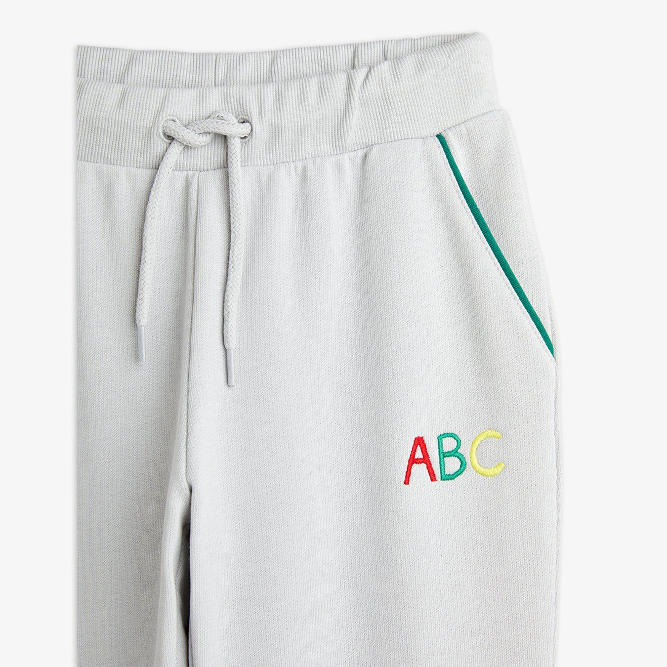 ABC EMBROIDERED SWEATPANTS - MINI RODINI