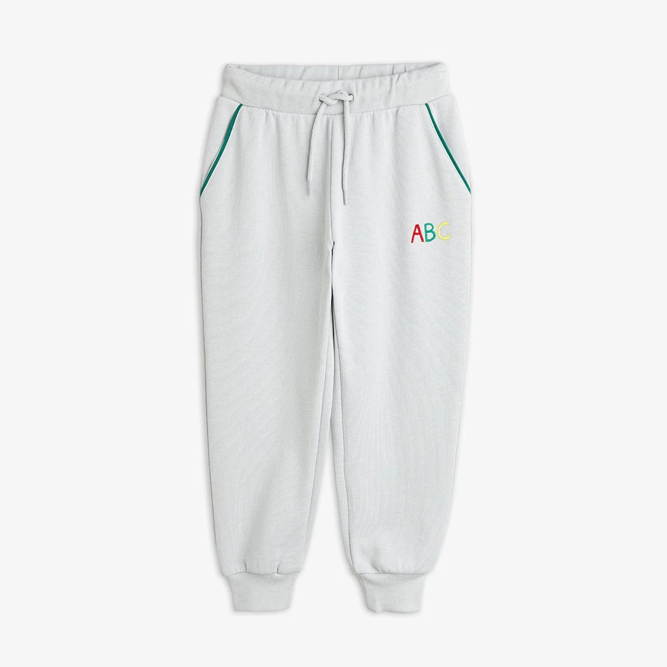 ABC EMBROIDERED SWEATPANTS - MINI RODINI