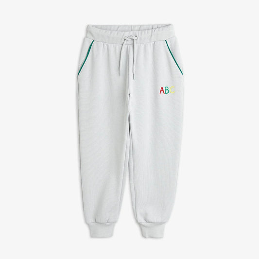 ABC EMBROIDERED SWEATPANTS - MINI RODINI