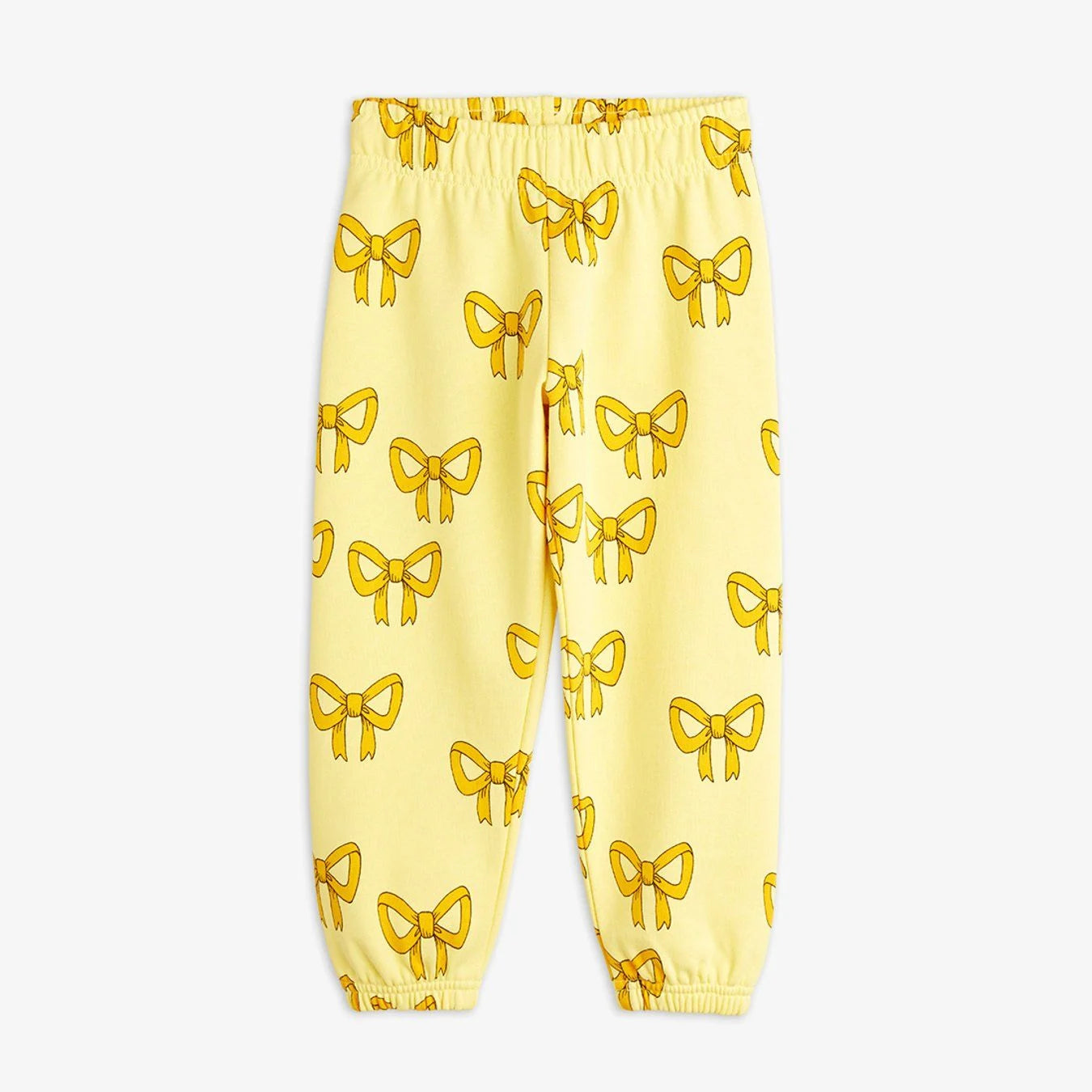 BOW SWEATPANTS YELLOW - MINI RODINI