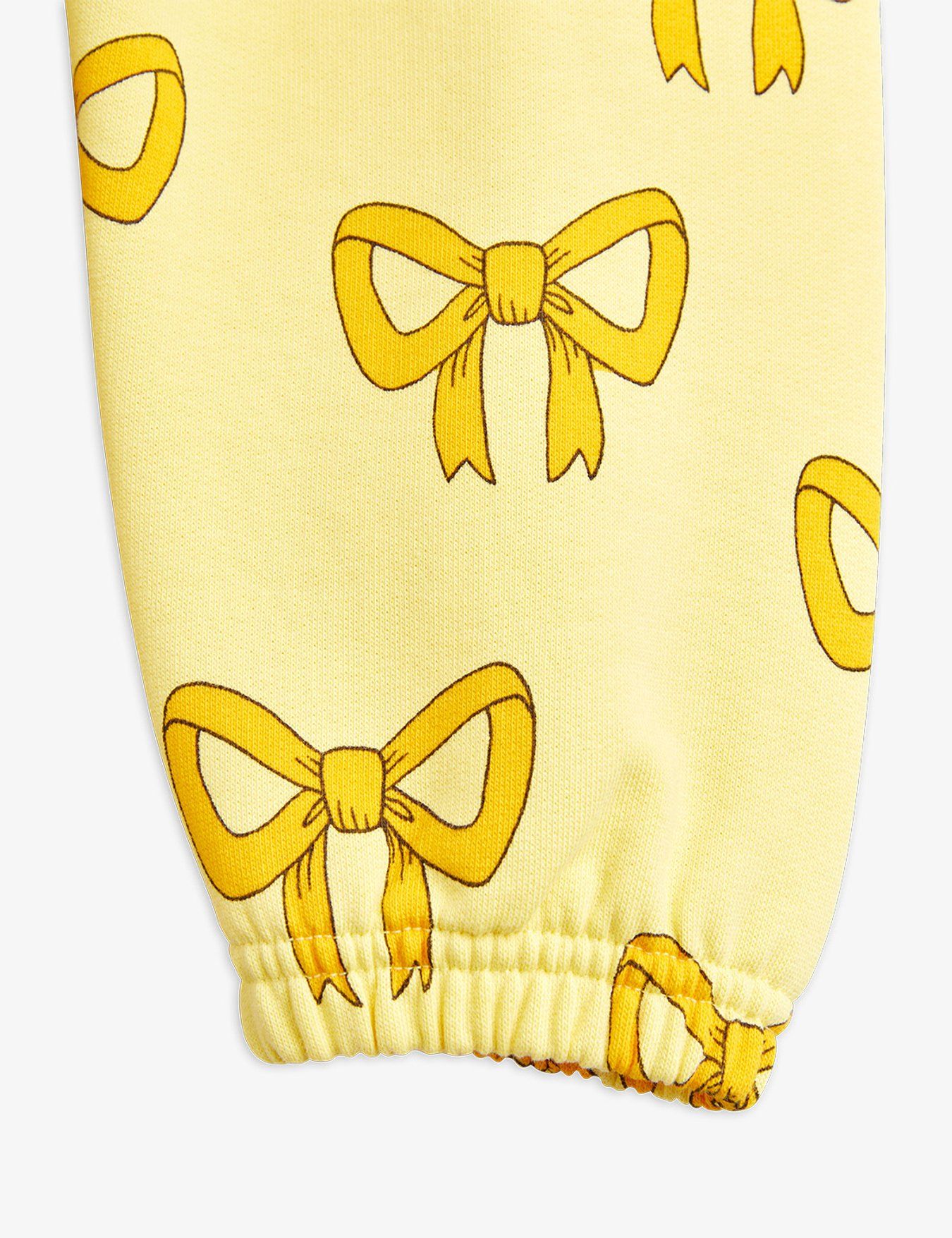 BOW SWEATPANTS YELLOW - MINI RODINI