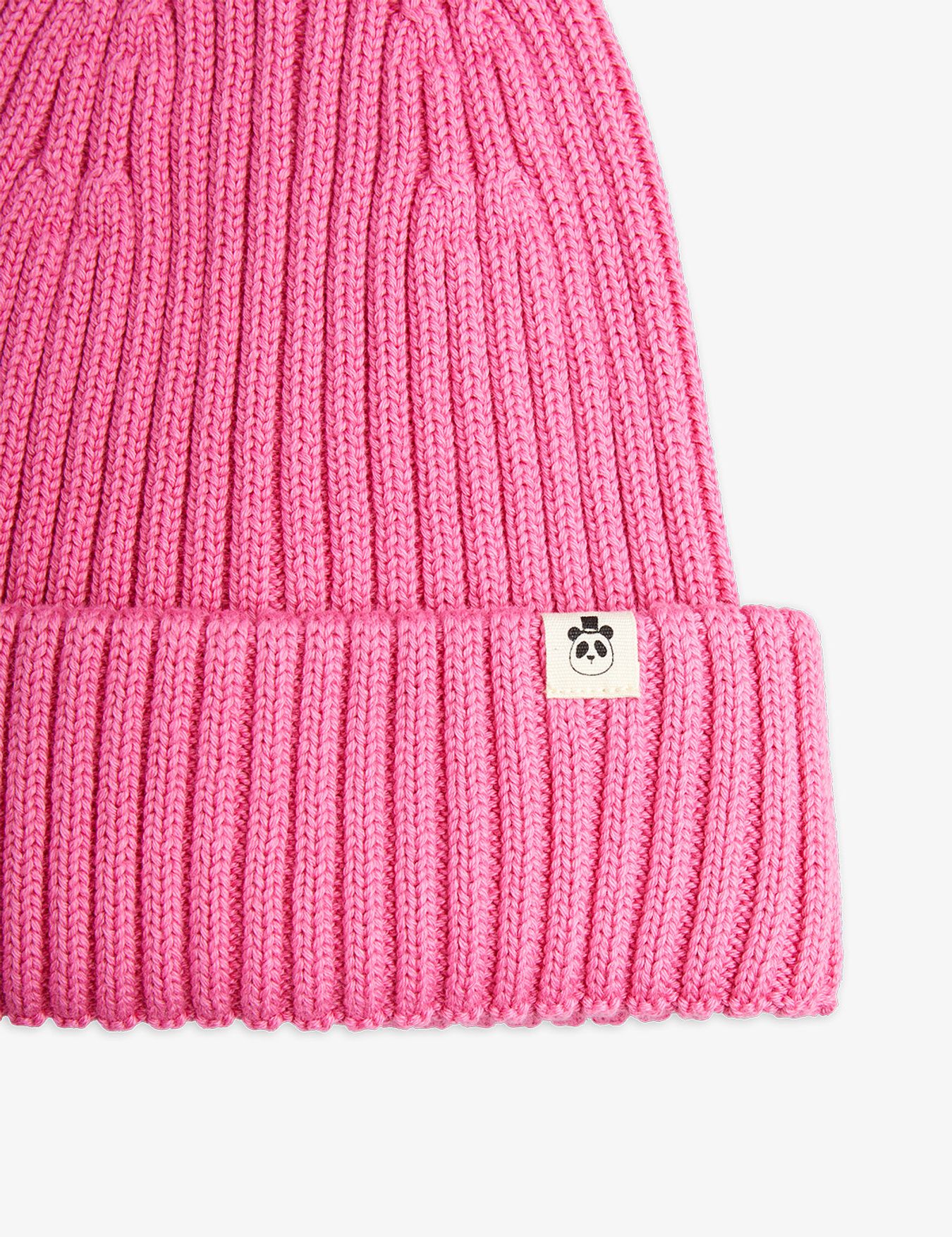 KNITTED BEANIE PINK-MINI RODINI