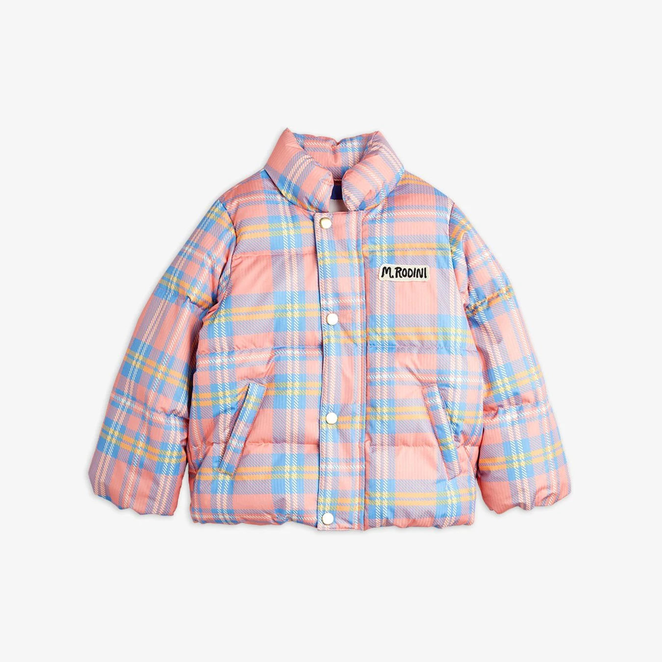 CHECK PUFFER JACKET - MINI RODINI