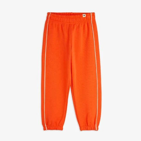 PLAIN PIPING SWEATPANTS - RED -MINI RONDINI