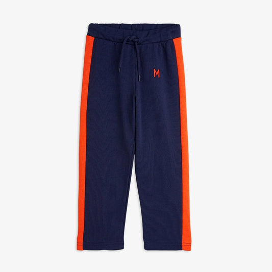 PANEL EMB SWEATPANTS - BLUE - MINI RONDINI