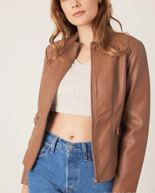 MELOE VEGAN LEATHER JACKET-ESCANDELLE