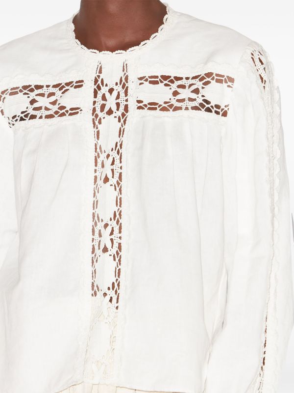 VALMIRA BLOUSE - WHITE - ISABEL MARANT