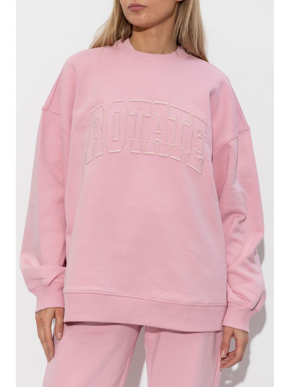 HEAVY SWEAT CREWNECK PINK NECTAR - ROTATE SUNDAY