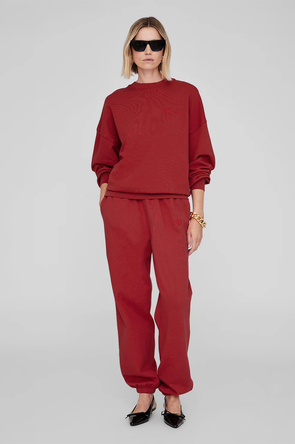 KARTER JOGGER WASHED RED - ANINE BING