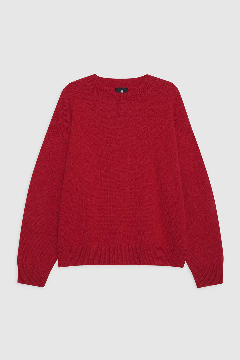 LEE CREW SWEATER SCARLET RED - ANINE BING