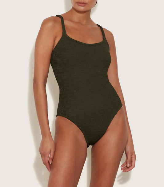 BETTE SWIM METALLIC KHAKI - HUNZA G