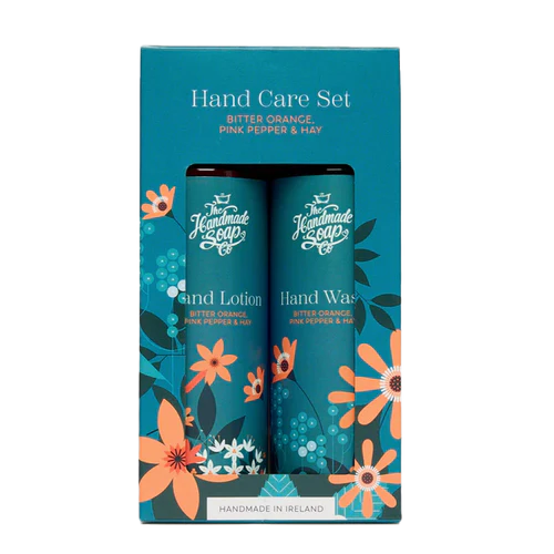 HAND WASH & LOTION SET - BITTER ORANGE, PINK PEPPER & HAY - HANDMADE SOAP COMPANY