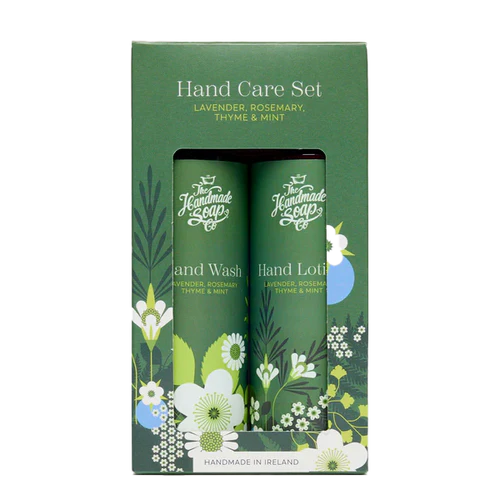 HAND WASH & LOTION SET - LAVENDER, ROSEMARY, THYME & MINT - HANDMADE SOAP COMPANY