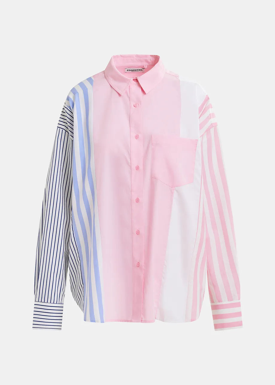 HEMIX PATCHWORK SHIRT - ESSENTIEL ANTWERP