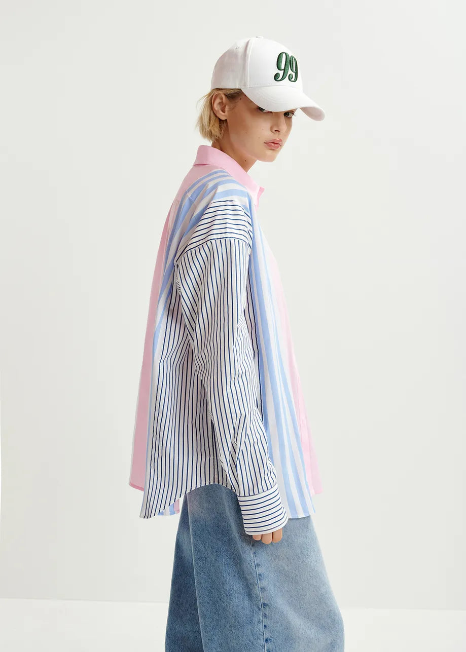 HEMIX PATCHWORK SHIRT - ESSENTIEL ANTWERP