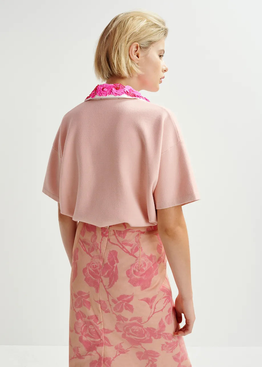 HOISEAU EMBROIDERED POLO - ESSENTIEL ANTWERP