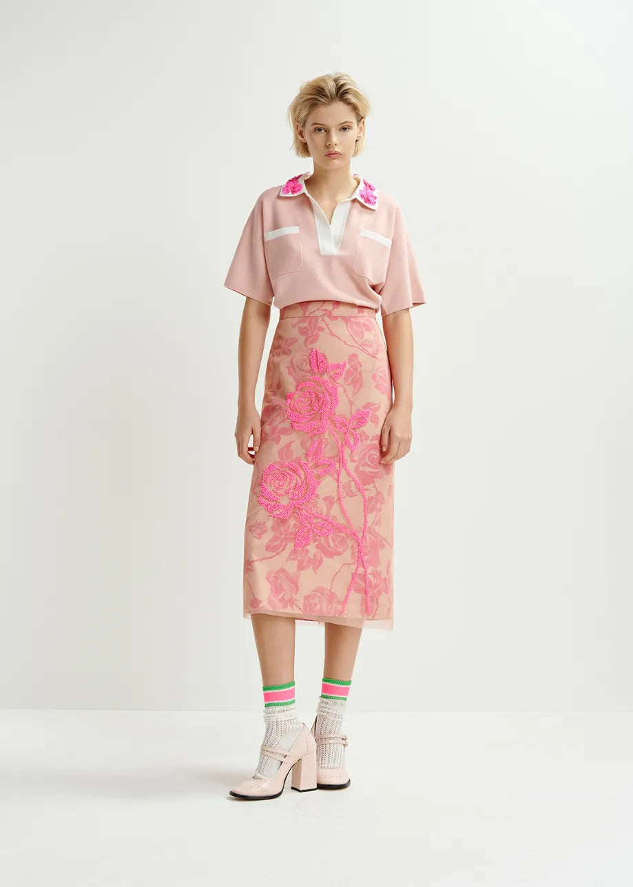 HOISEAU EMBROIDERED POLO - ESSENTIEL ANTWERP