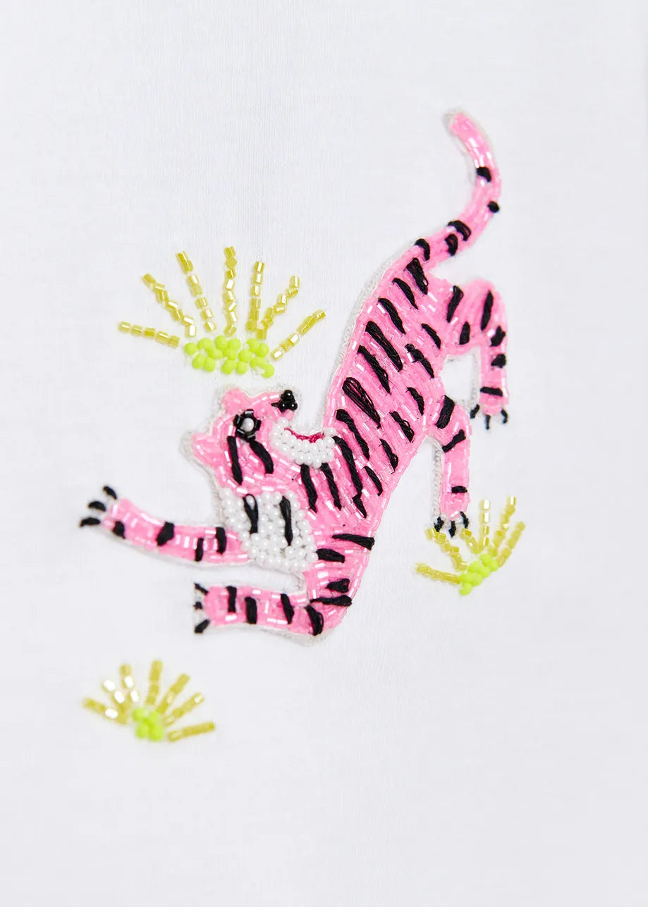 HUNGLE EMBROIDERED T-SHIRT - ESSENTIEL ANTWERP