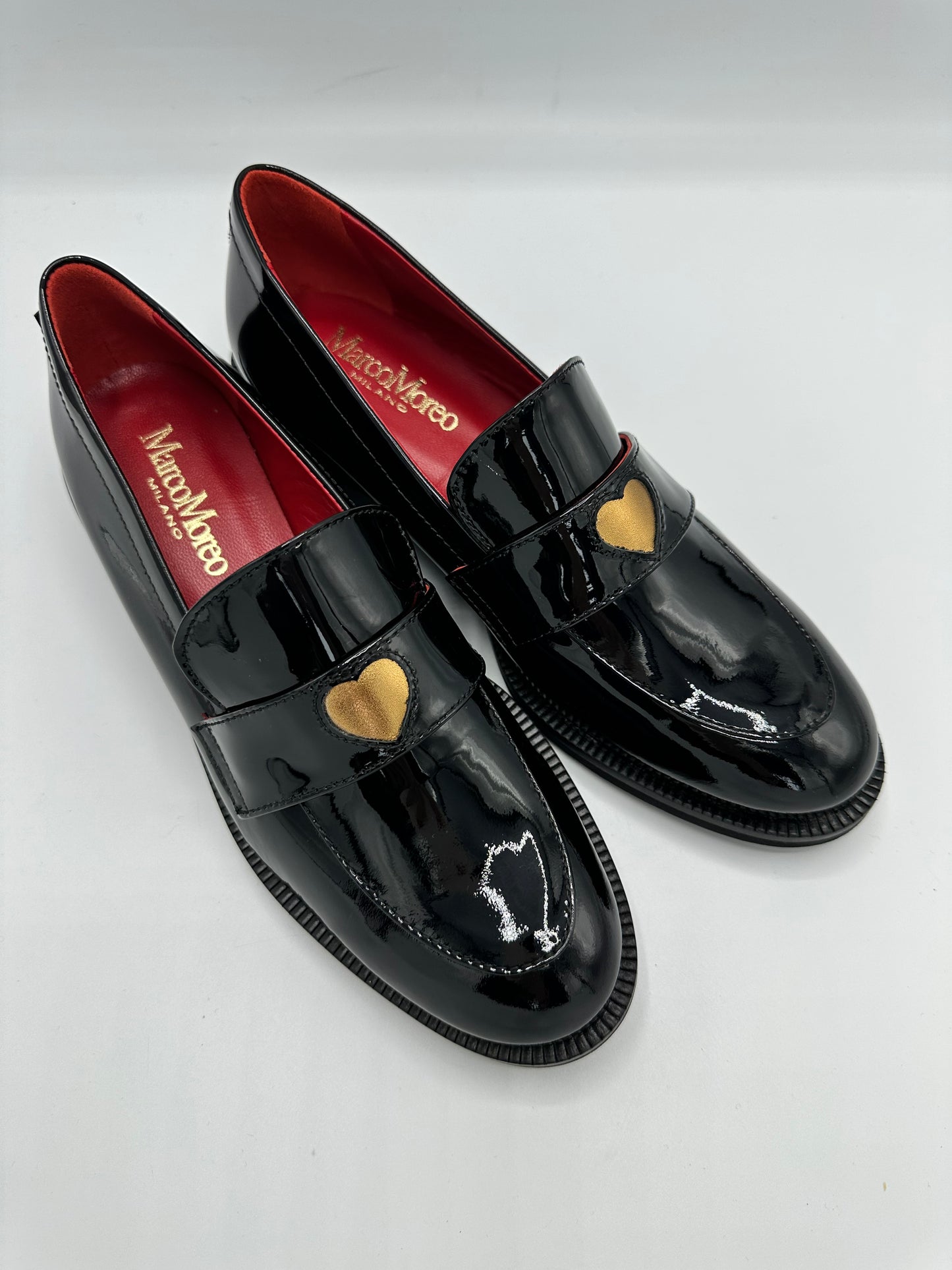 HEART LOAFER BLACK - MARCO MOREO