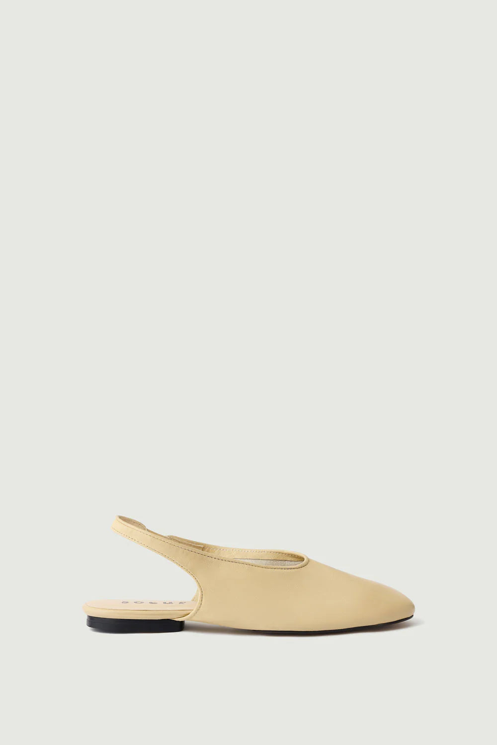 EMMETT - SLINGBACK FLAT SHOE - CREAM -SOEUR