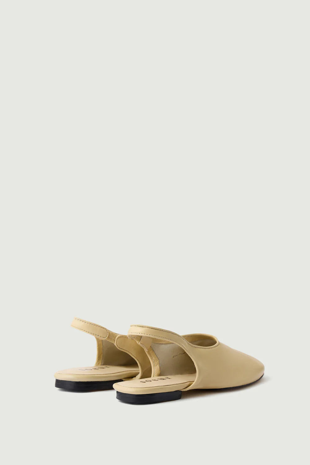 EMMETT - SLINGBACK FLAT SHOE - CREAM -SOEUR