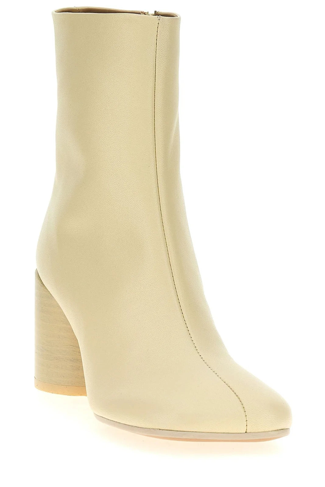 CREAM ANATOMIC ANKLE BOOT - MM6