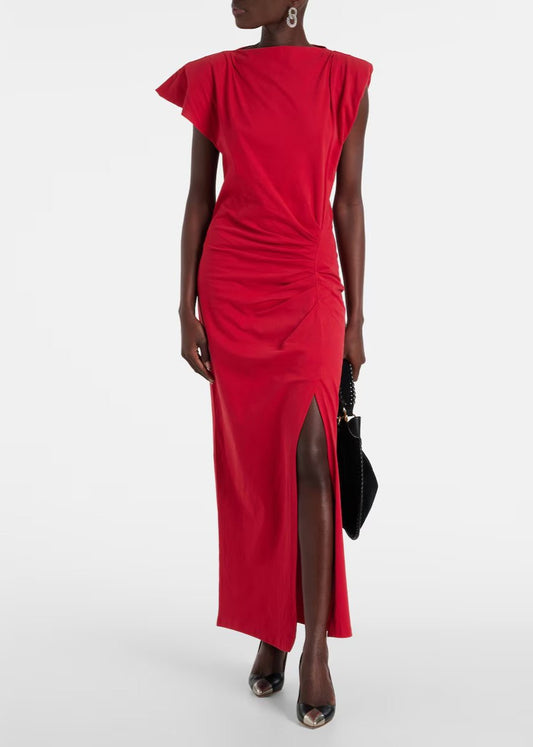 NADELA DRESS - RED - ISABEL MARANT