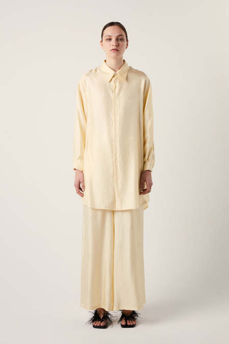 CREAM SHIRT DRESS - MM6