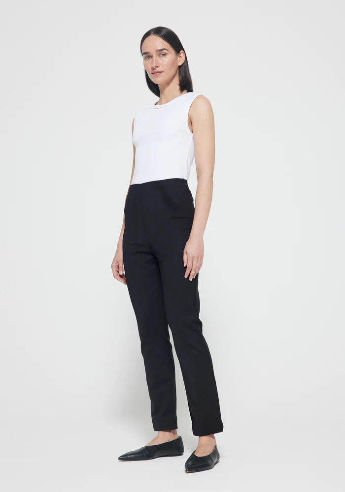 ASOS DESIGN Tall slim skim cigarette pant in black | ASOS