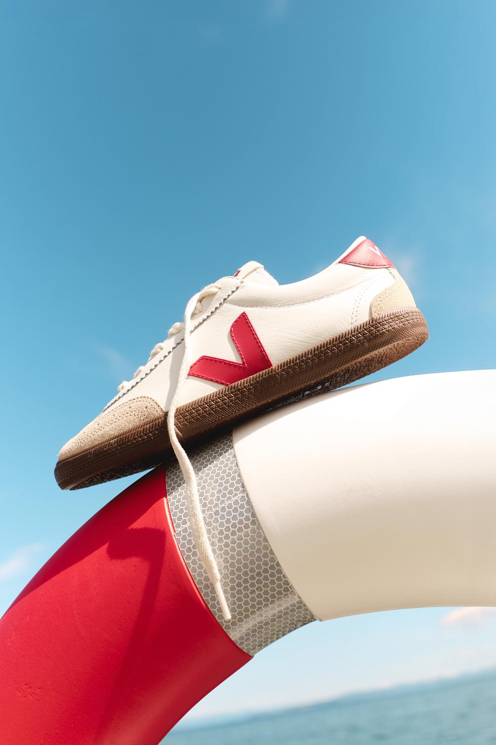 VOLLEY SNEAKER WHITE PEKIN BARK - VEJA