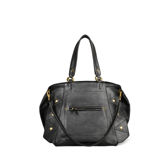 ROGER BAG - BLACK BUFFALO SKIN - JEROME DREYFUSS