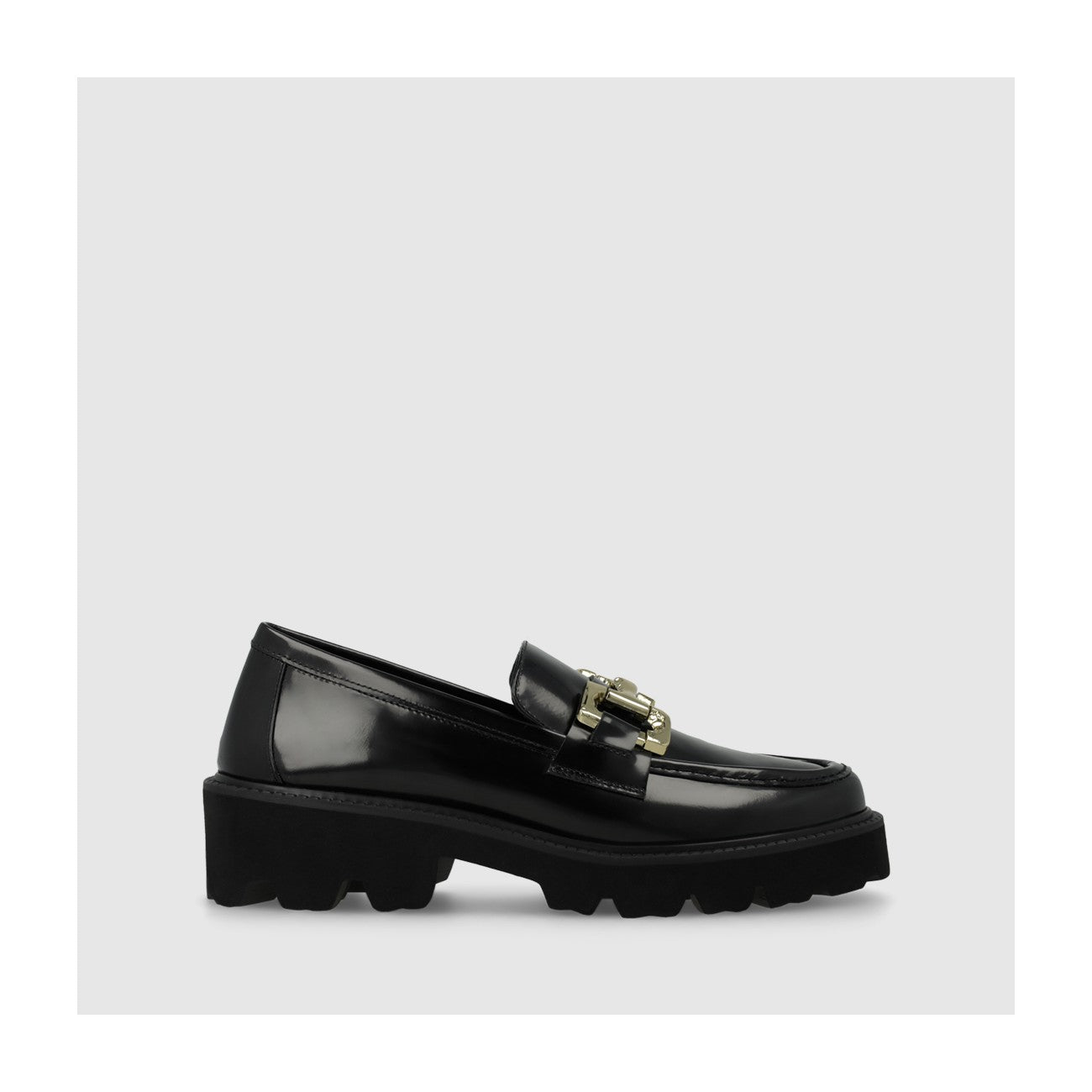 CENIR GOLD BUCKLE LOAFER - LODI