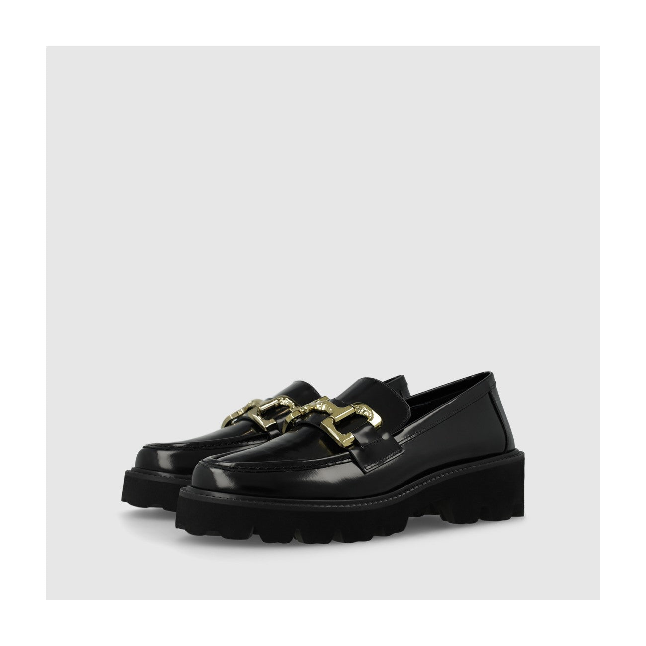 CENIR GOLD BUCKLE LOAFER - LODI