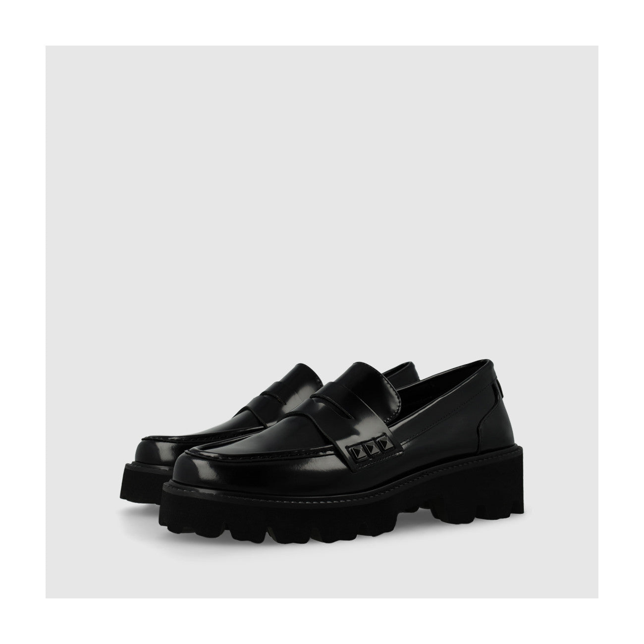 CENIR STUD LOAFER BLACK - LODI