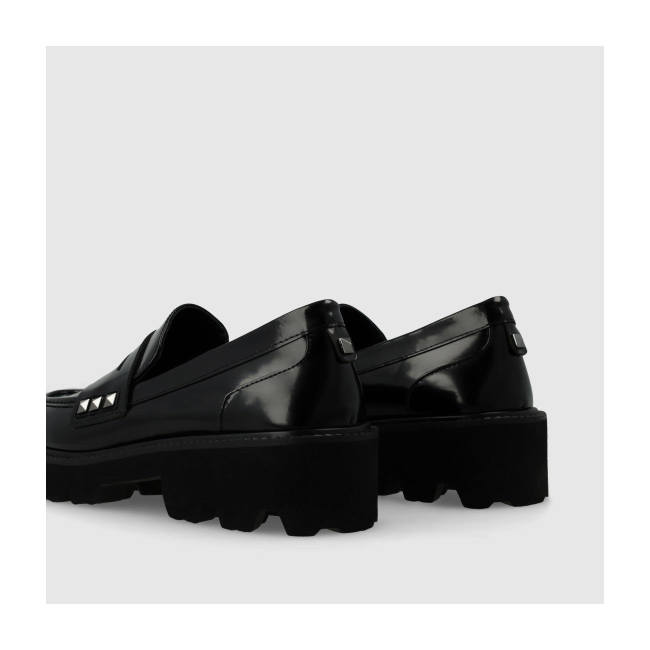 CENIR STUD LOAFER BLACK - LODI