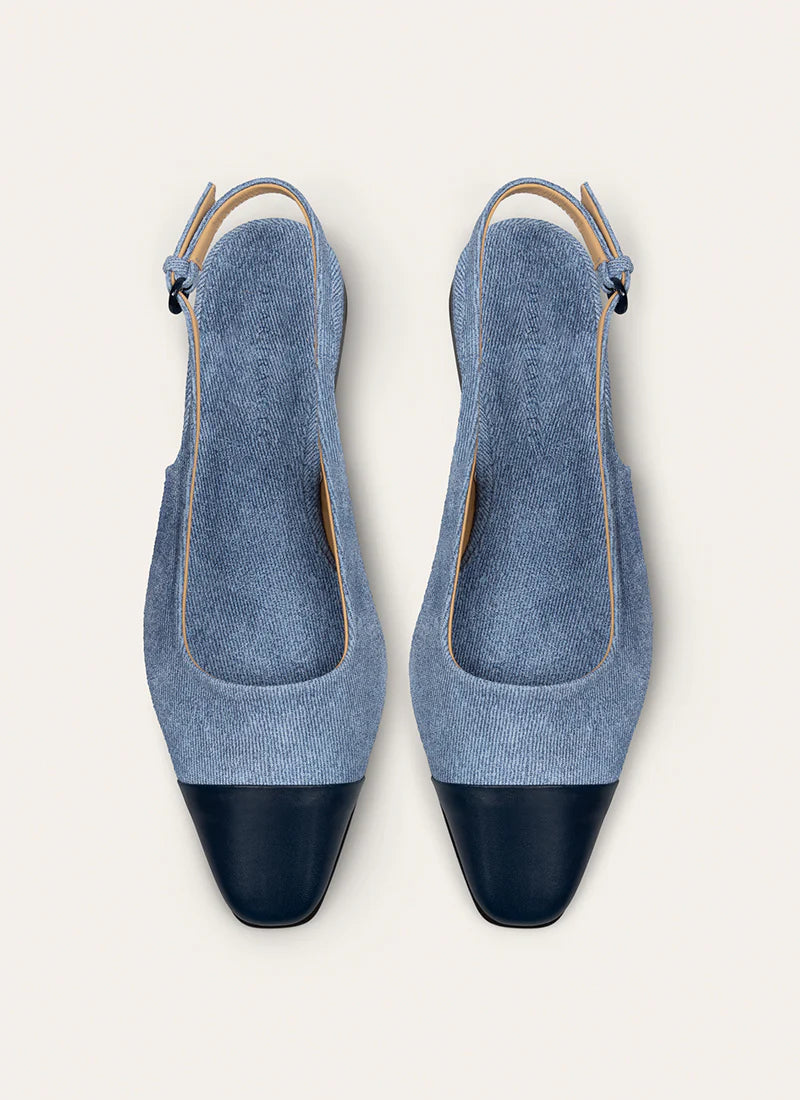 TIA SLINGBACK DENIM - DEAR FRANCES